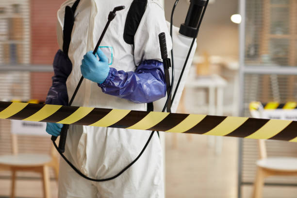 Professional Biohazard technician working in Palacios, TX